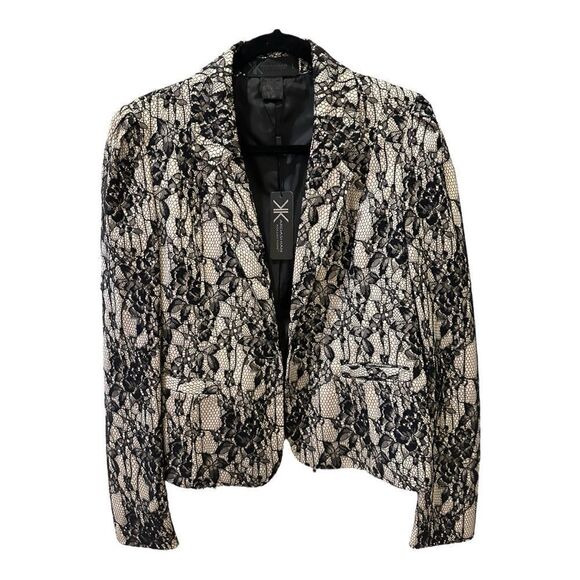 Kardashian Kollection Blazer Beige Black nwt excellent quality - Picture 8 of 15
